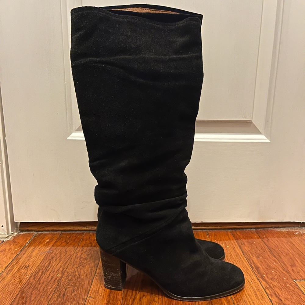 Free People Suede Heeled Boots | Size 38 - Picture 3 of 6